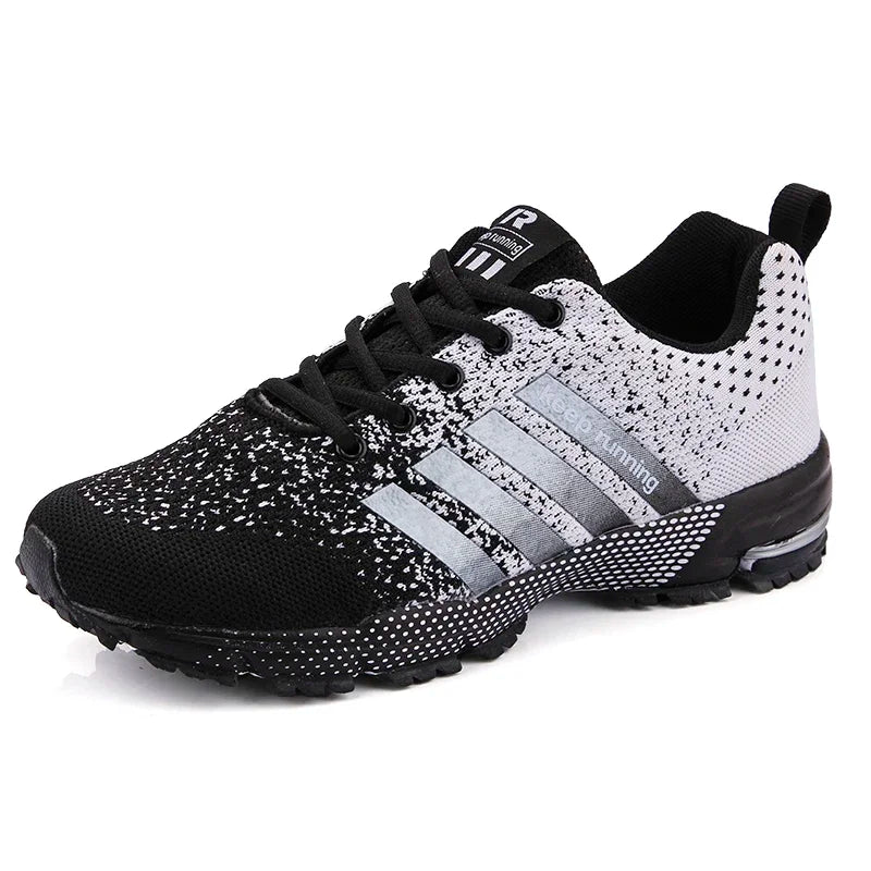 New men's women's flying mesh surface spring summer breathable casual sports shoes flat vulcanized couple running big size48