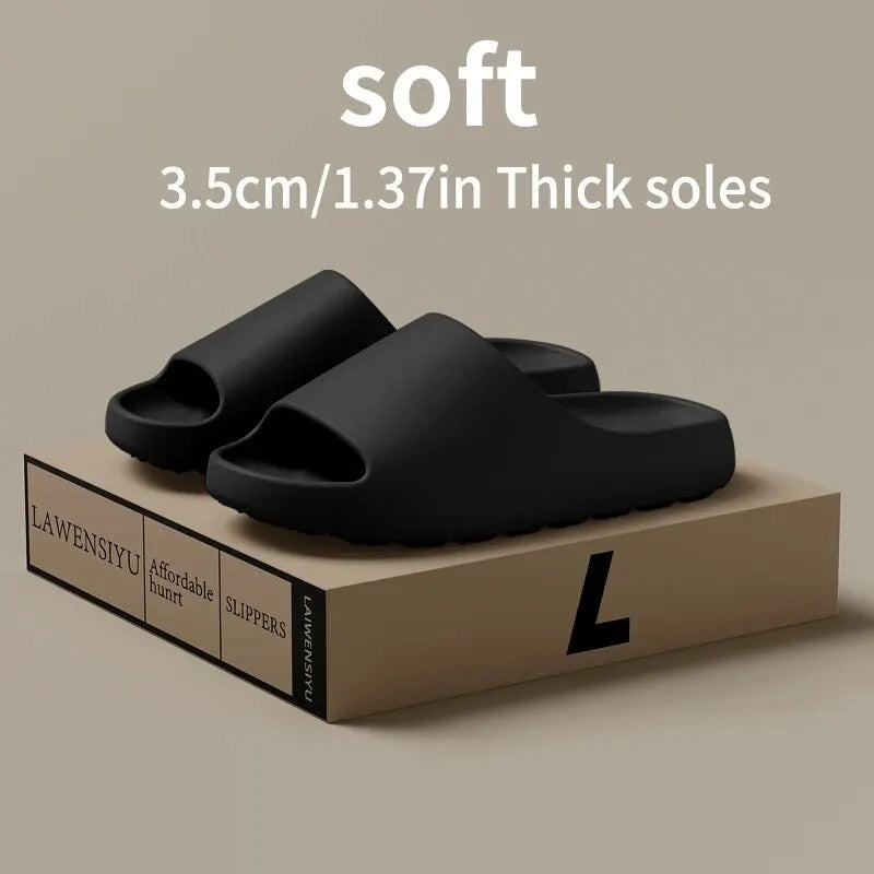 Coconut Slippers Feel like Stepping on Shit Thick-soled Sandals Summer New Non-slip Wearing Sandals(Shoebox not included)