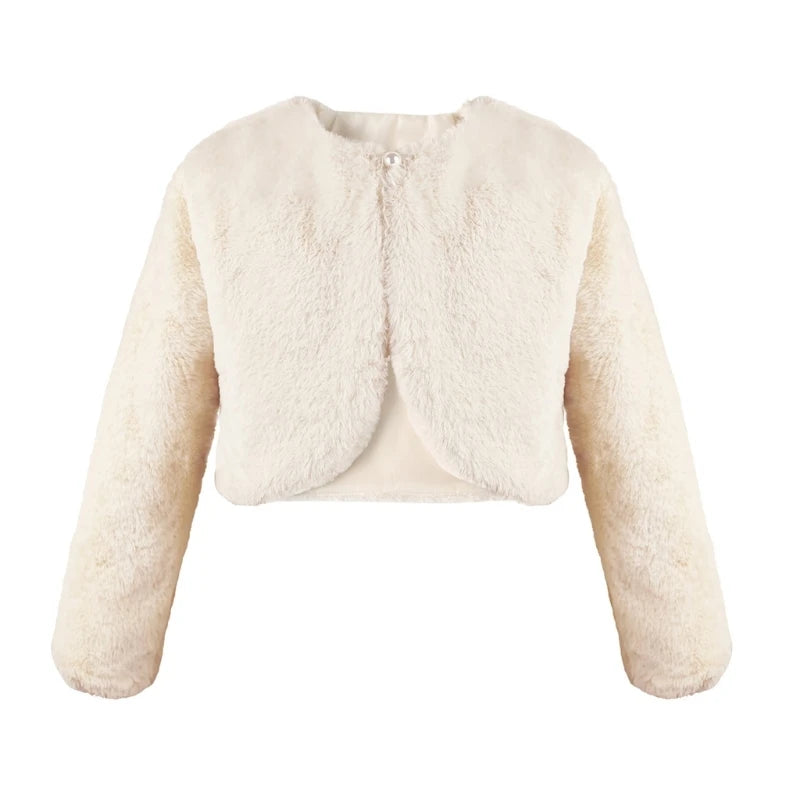 Windproof Girl Coats Spring And Autumn Newborn Padded Jackets Kids Shawls for Evening Parties and Daily Wear