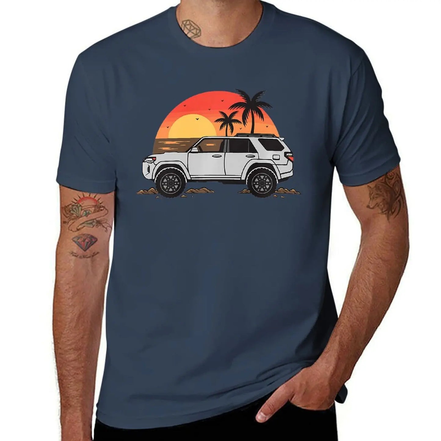 4Runner Nation Hawaii Yotas Crew T-Shirt boys whites funnys summer top heavy weight t shirts for men