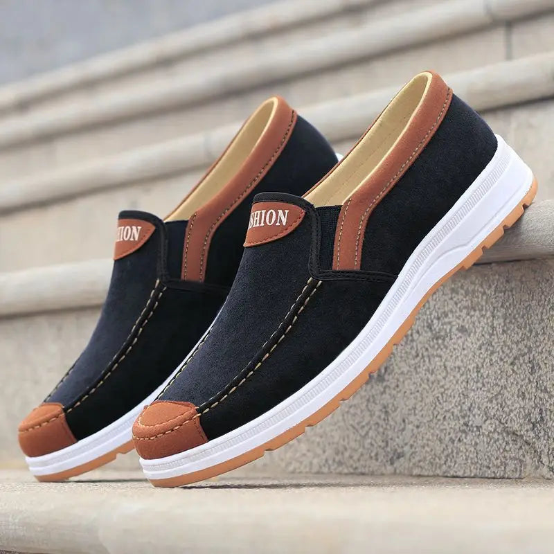 2025 Spring and Autumn Men Fashion Casual Shoes Trend Canvas Shoes Cover Feet Men Lightweight Soft free shipping shoes