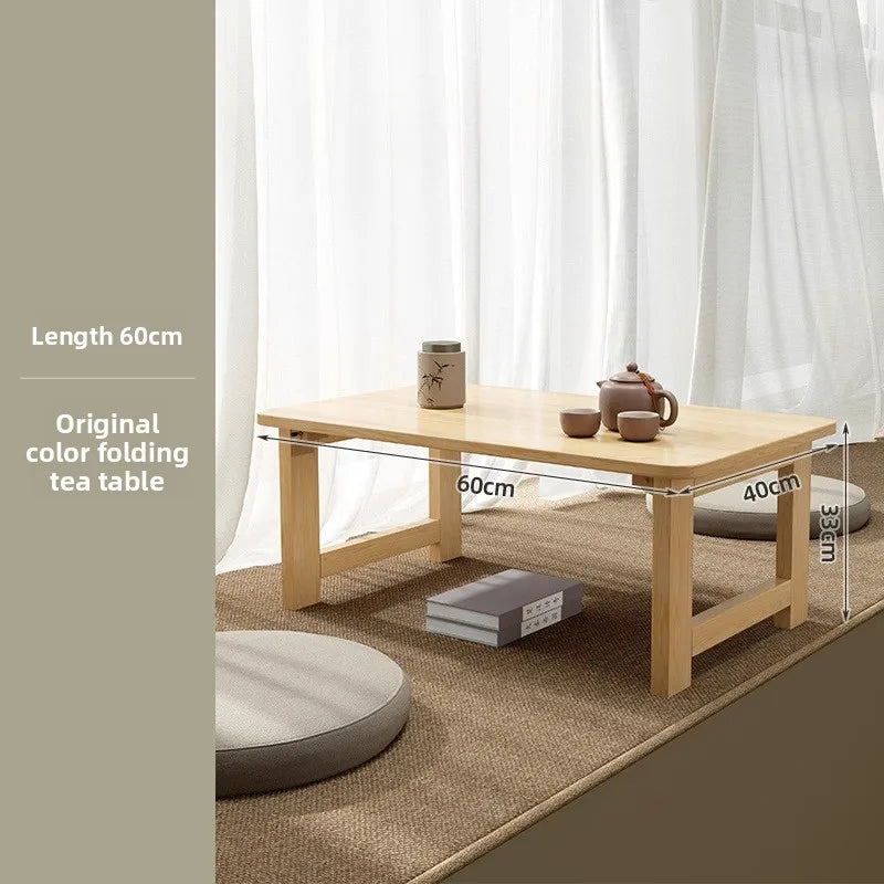 bay window table small table Japanese tatami tea table kang table foldable coffee table kang table floor table low table