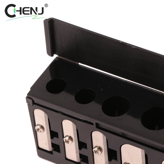1Pcs 5 Holes Sharpener Multi-functional Pencil Sharpener With Lid For Eyeliner Lipliner Pencils