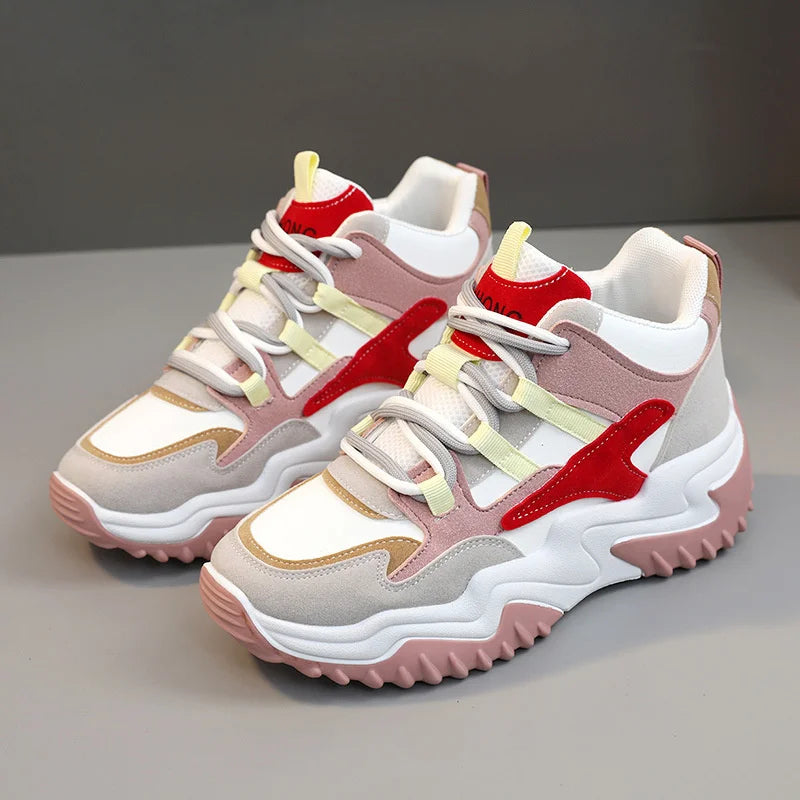 Sneakers for Women 2023 Autumn Slip on Breathable Mesh Casual Shoes Woman Heels Loafers