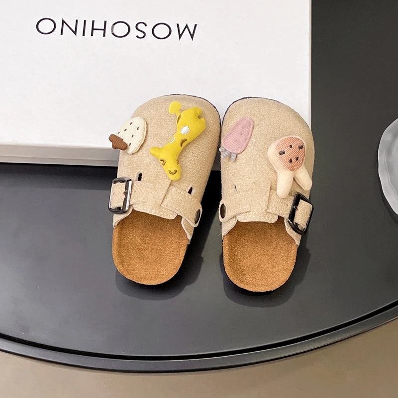 Kid's House Slippers 2025 New Cute Animal Boy Child Slipper Non-slip Versatile Toddlers Girls Causal Flat Shoes Fashion Cartoon