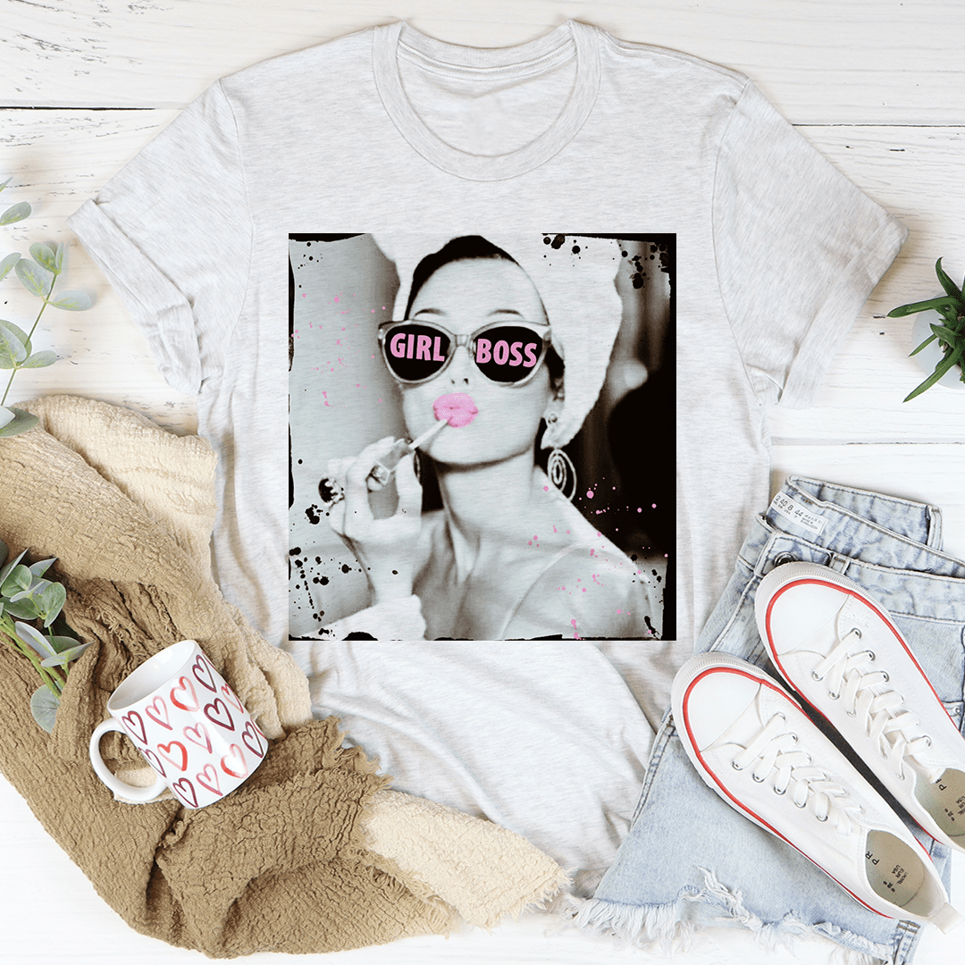 Lipstick Girl Boss Tee