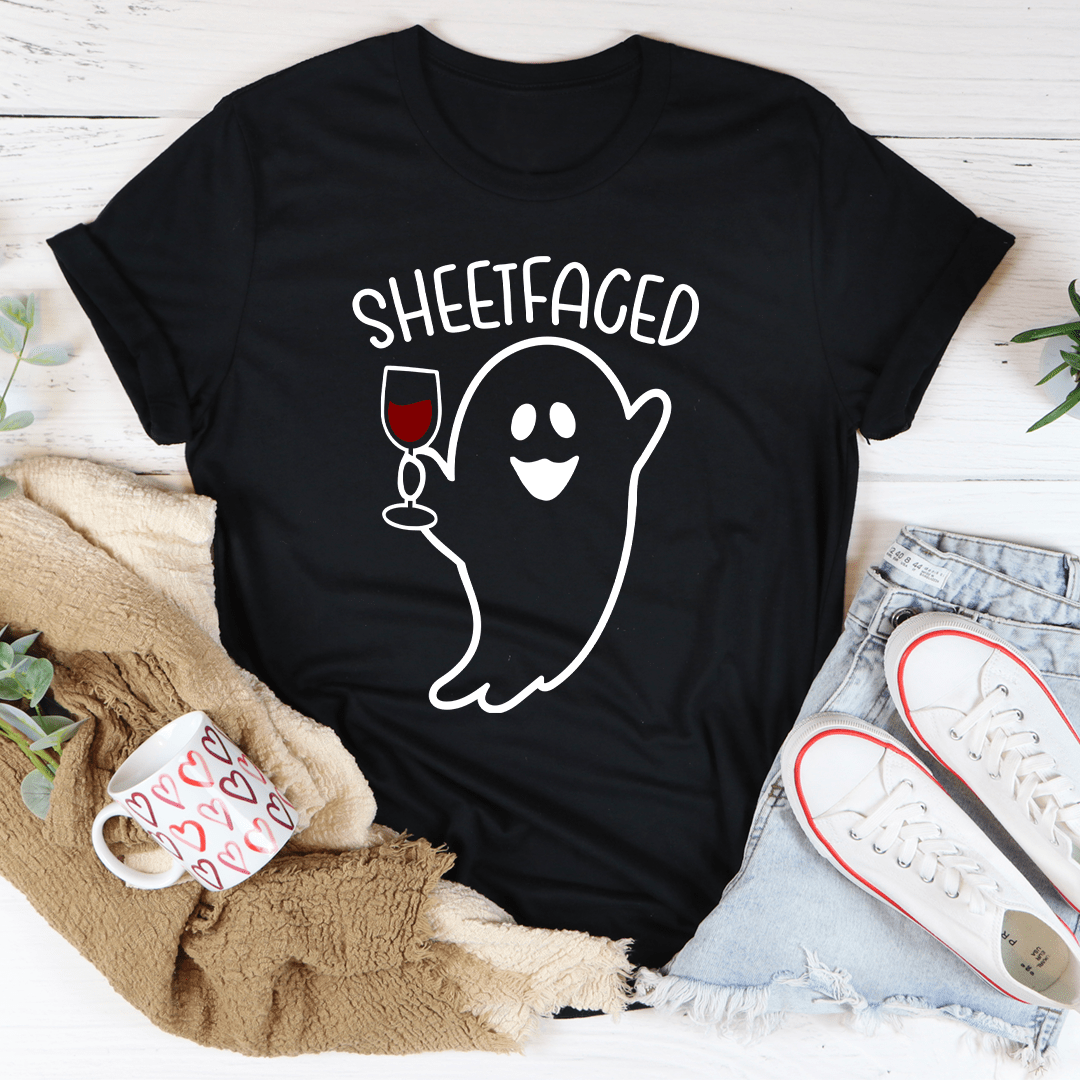 Sheetfaced Ghost Wine Tee