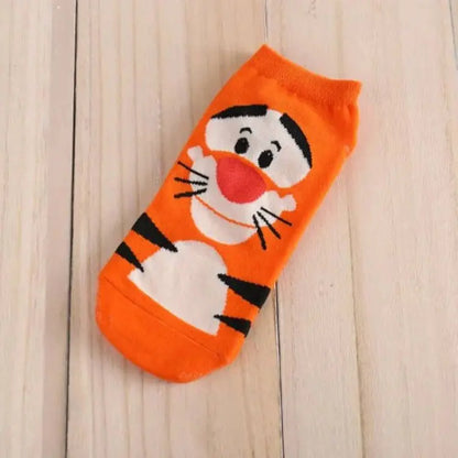 1pair women Boat sock Mickey cute cartoon Japanese Korean sweet Disney cotton socks spring and summer wild short tube socks