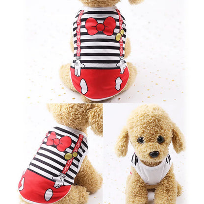 Cute Dog Clothes Summer Autumn Breathable Mesh Soft Puppy Summer Clothes For Small Medium Dog Cat Pet Chihuahua Ropa Para Perros