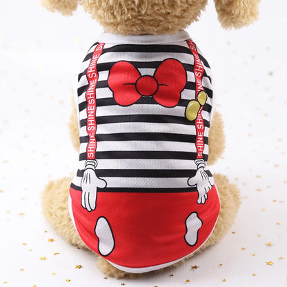 Cute Dog Clothes Summer Autumn Breathable Mesh Soft Puppy Summer Clothes For Small Medium Dog Cat Pet Chihuahua Ropa Para Perros