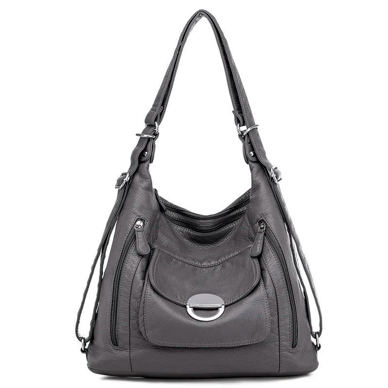 Annmouler Fashion Bag for Women Large Capacity Shoulder Bag Soft Pu Leather Crossbody Bag Pockets Ladies Handbag Tote Purses