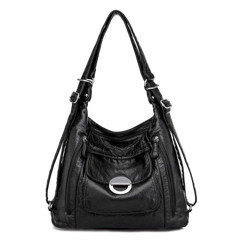 Annmouler Fashion Bag for Women Large Capacity Shoulder Bag Soft Pu Leather Crossbody Bag Pockets Ladies Handbag Tote Purses
