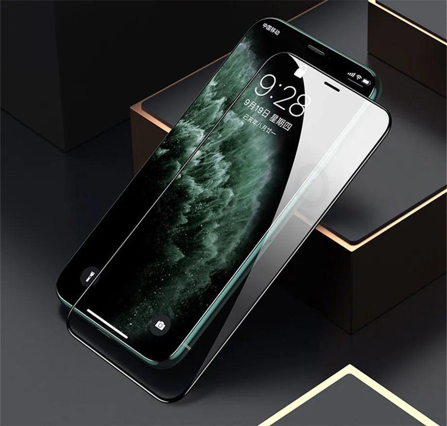Full Cover Protective Glass On The For iPhone 11 12 13 Pro XS Max XR X Screen Protector For iPhone 7 6 8 Plus 11 Tempered Glass