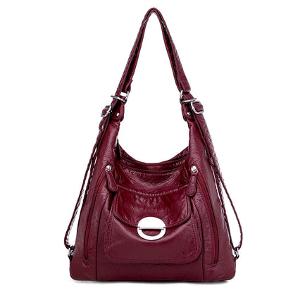 Annmouler Fashion Bag for Women Large Capacity Shoulder Bag Soft Pu Leather Crossbody Bag Pockets Ladies Handbag Tote Purses