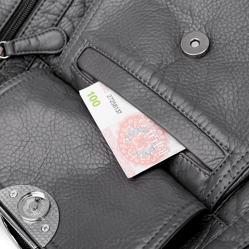Annmouler Fashion Bag for Women Large Capacity Shoulder Bag Soft Pu Leather Crossbody Bag Pockets Ladies Handbag Tote Purses
