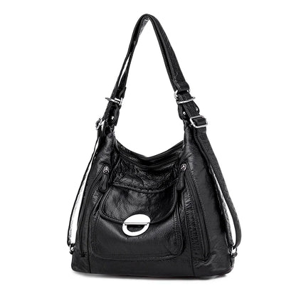Annmouler Fashion Bag for Women Large Capacity Shoulder Bag Soft Pu Leather Crossbody Bag Pockets Ladies Handbag Tote Purses