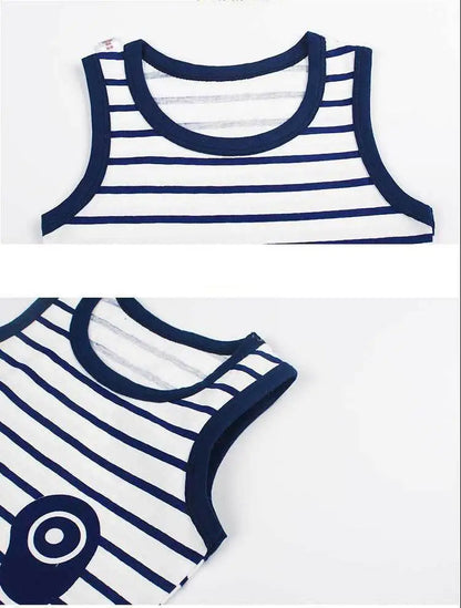 Baby Boy Summer Clothes 2020 Cartoon Sleeveless Tops Vest + Shorts 2pcs Infant Clothing Outfits Kids Bebes Sport Suits