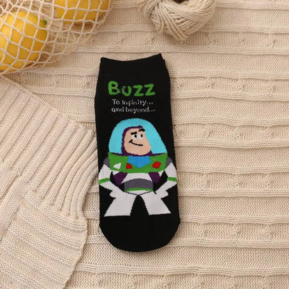 1pair women Boat sock Mickey cute cartoon Japanese Korean sweet Disney cotton socks spring and summer wild short tube socks