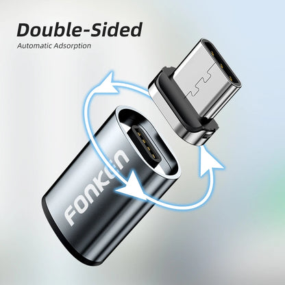 Magnetic Cable Connector Mobile Phone Cable Adapter Micro USB Magnetic Tip Magnet Charger Plug Type C Adapter for Huawei Android