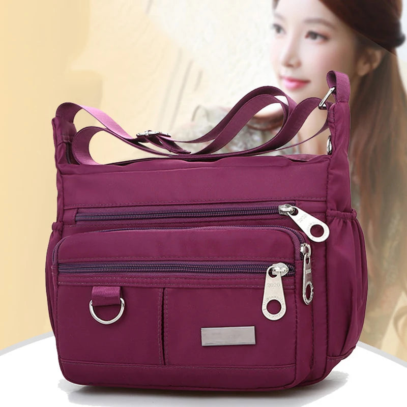 Casual Bolsos sac a main Women Messenger Bag Waterproof oxford cloth Shoulder Bag Large Capacity Mom Handbags Tote Crossbody