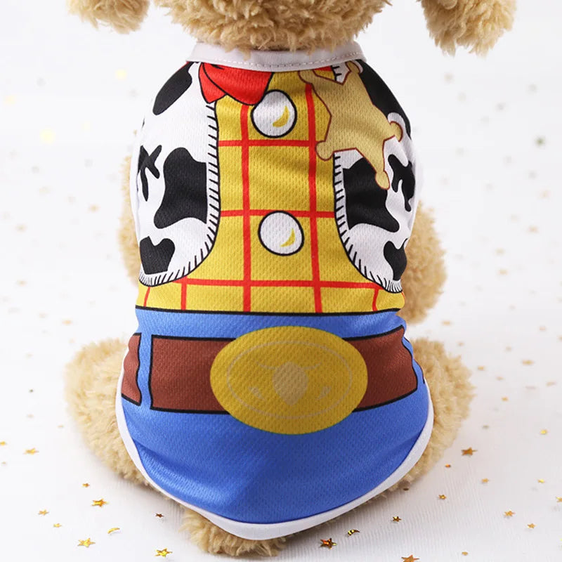 Cute Dog Clothes Summer Autumn Breathable Mesh Soft Puppy Summer Clothes For Small Medium Dog Cat Pet Chihuahua Ropa Para Perros