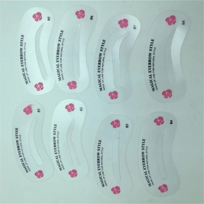 24 Styles Grooming Eyebrow Stencil Kit Makeup Tools DIY Beauty Eyebrow Template Stencil For Women Beauty Tools Accessories