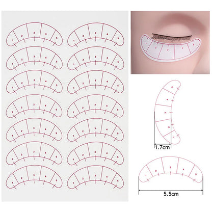 False Eyelashes Extension Practice Exercise Kit Makeup Mannequin Head Set Grafting Eyelash Training Kit Eye Lashes Graft Tools