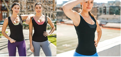 Men Neoprene Sweat Sauna Vest Waist Trainer Slimming Body Shapers Vest Shapewear Corset Gym Underwear Women Fat Burn Tank Top