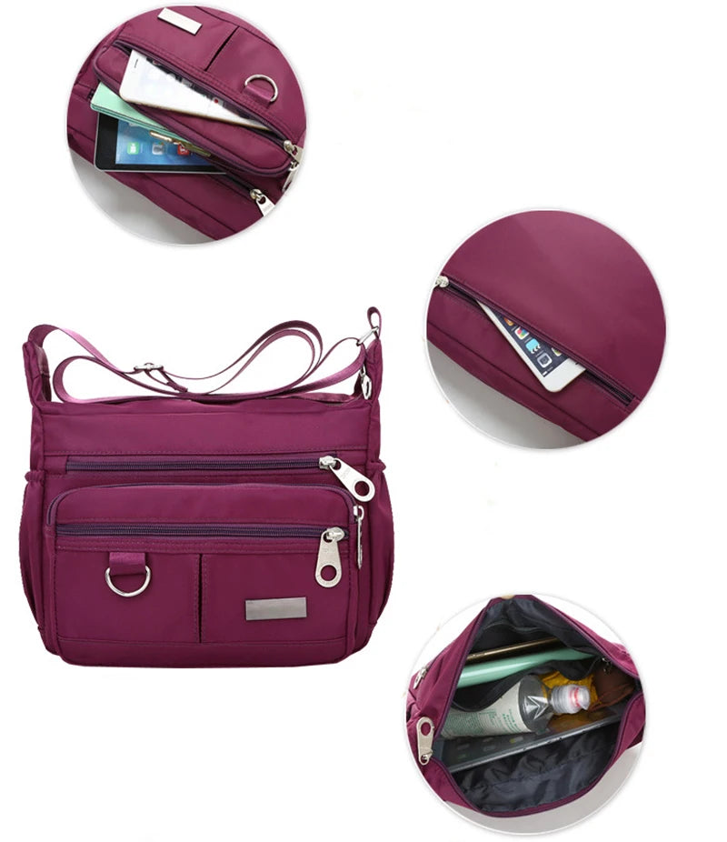 Casual Bolsos sac a main Women Messenger Bag Waterproof oxford cloth Shoulder Bag Large Capacity Mom Handbags Tote Crossbody