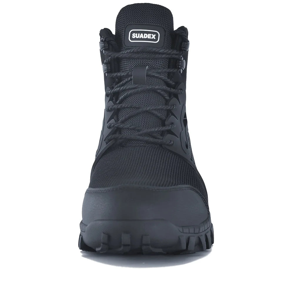 SUADEX S1 Safety Boots Men Work Shoes Anti-Smashing Steel Toe Work Safety Shoes Male Female Boots Anti-slippery EUR Size 37-48