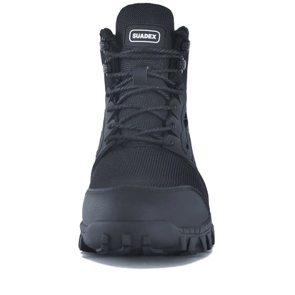 SUADEX S1 Safety Boots Men Work Shoes Anti-Smashing Steel Toe Work Safety Shoes Male Female Boots Anti-slippery EUR Size 37-48