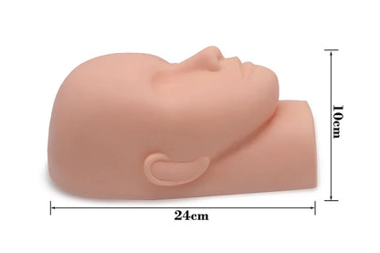 False Eyelashes Extension Practice Exercise Kit Makeup Mannequin Head Set Grafting Eyelash Training Kit Eye Lashes Graft Tools