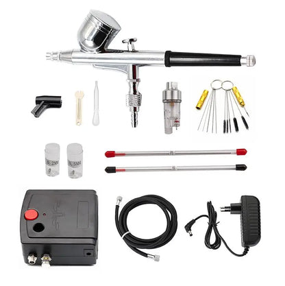 0.3mm Airbrush Paint Airbrush Compressor Air Brush Spray Gun Sprayer Pen Kit Makeup Airbrush Cake Needle Body Paint Nail Tattoo