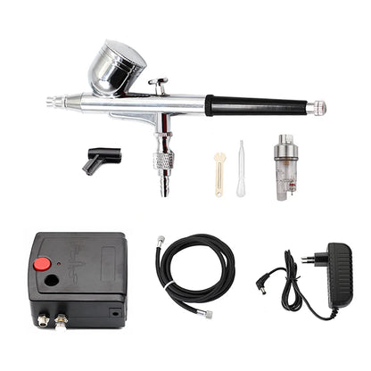 0.3mm Airbrush Paint Airbrush Compressor Air Brush Spray Gun Sprayer Pen Kit Makeup Airbrush Cake Needle Body Paint Nail Tattoo