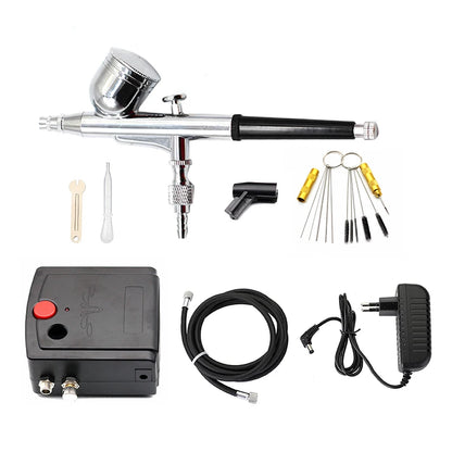 0.3mm Airbrush Paint Airbrush Compressor Air Brush Spray Gun Sprayer Pen Kit Makeup Airbrush Cake Needle Body Paint Nail Tattoo