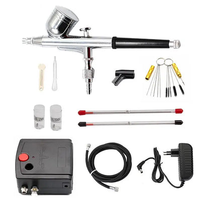 0.3mm Airbrush Paint Airbrush Compressor Air Brush Spray Gun Sprayer Pen Kit Makeup Airbrush Cake Needle Body Paint Nail Tattoo