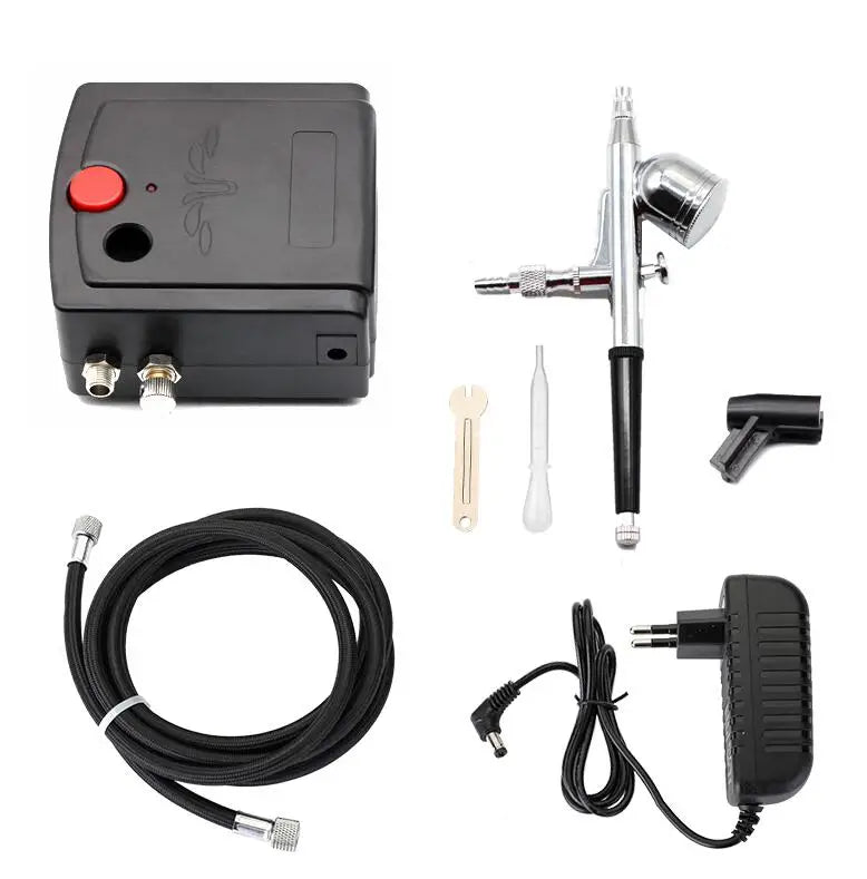 0.3mm Airbrush Paint Airbrush Compressor Air Brush Spray Gun Sprayer Pen Kit Makeup Airbrush Cake Needle Body Paint Nail Tattoo