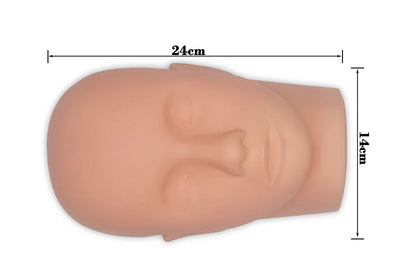 False Eyelashes Extension Practice Exercise Kit Makeup Mannequin Head Set Grafting Eyelash Training Kit Eye Lashes Graft Tools