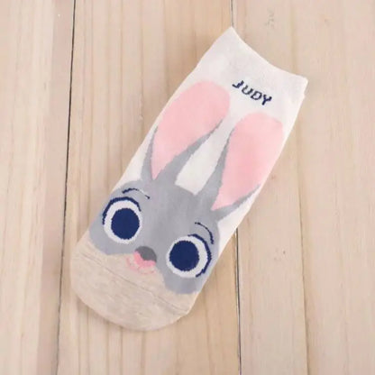 1pair women Boat sock Mickey cute cartoon Japanese Korean sweet Disney cotton socks spring and summer wild short tube socks