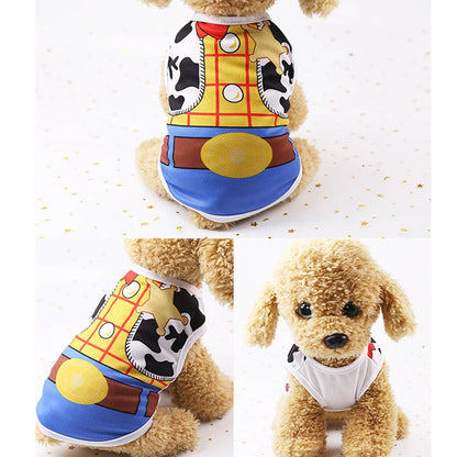 Cute Dog Clothes Summer Autumn Breathable Mesh Soft Puppy Summer Clothes For Small Medium Dog Cat Pet Chihuahua Ropa Para Perros