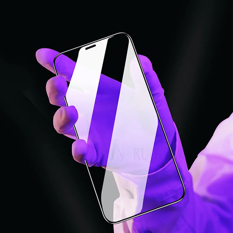 Full Cover Protective Glass On The For iPhone 11 12 13 Pro XS Max XR X Screen Protector For iPhone 7 6 8 Plus 11 Tempered Glass