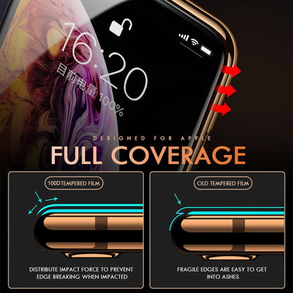 Full Cover Protective Glass On The For iPhone 11 12 13 Pro XS Max XR X Screen Protector For iPhone 7 6 8 Plus 11 Tempered Glass