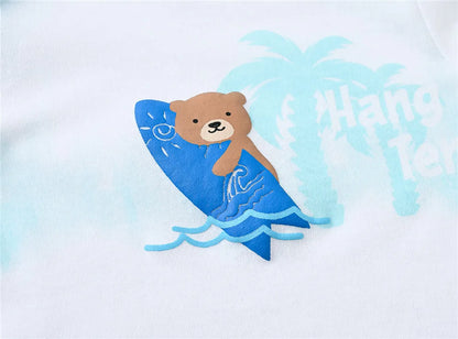 Kavkas 3 6 Pcs/lot Baby Boy Bodysuit Short Sleeve Cotton Newborn Clothes Cartoon Print Summer Toddler Overalls