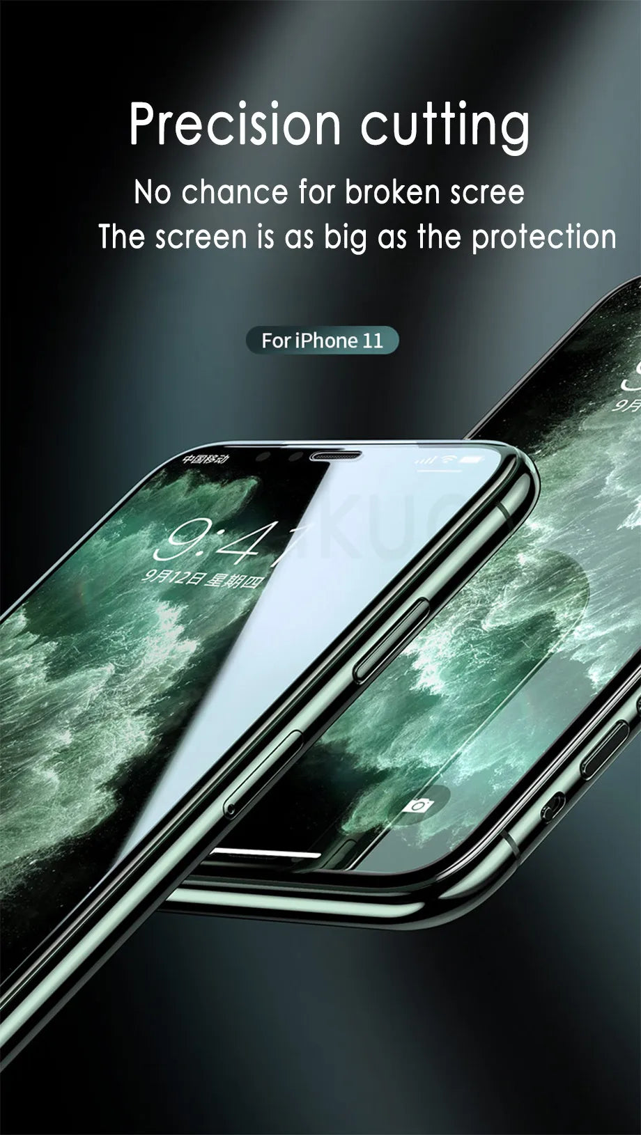 Full Cover Protective Glass On The For iPhone 11 12 13 Pro XS Max XR X Screen Protector For iPhone 7 6 8 Plus 11 Tempered Glass