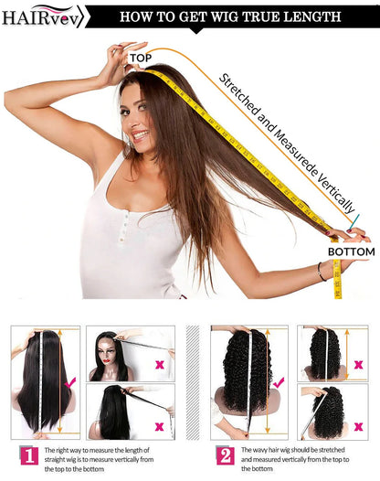 Chocolate Brown 13x6 HD Lace Frontal Wig with 13x4 Curly Deep Wave Human Hair Water Wave Brazilian Style for Women 4x4 Hair