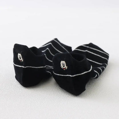 1pair women Boat sock Mickey cute cartoon Japanese Korean sweet Disney cotton socks spring and summer wild short tube socks