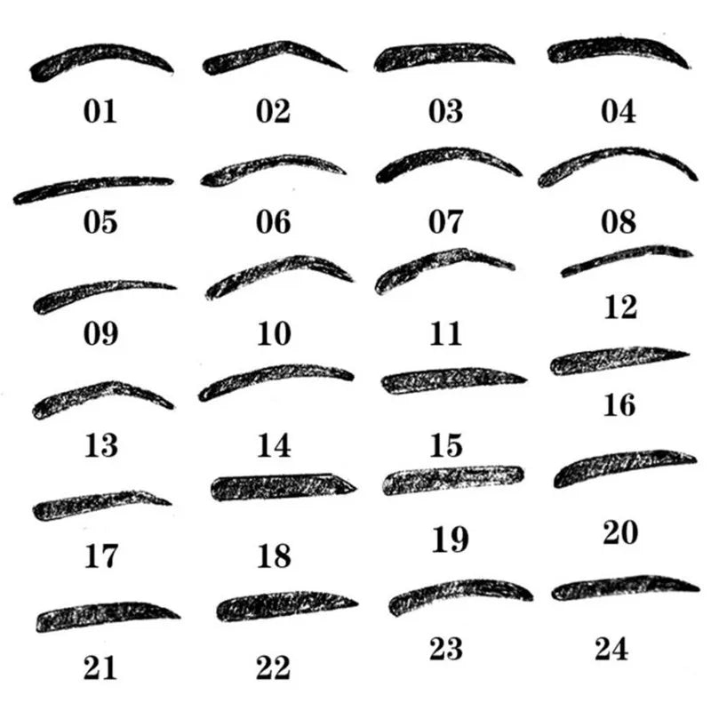 24 Styles Grooming Eyebrow Stencil Kit Makeup Tools DIY Beauty Eyebrow Template Stencil For Women Beauty Tools Accessories