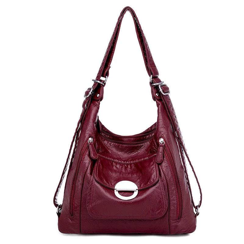 Annmouler Fashion Bag for Women Large Capacity Shoulder Bag Soft Pu Leather Crossbody Bag Pockets Ladies Handbag Tote Purses