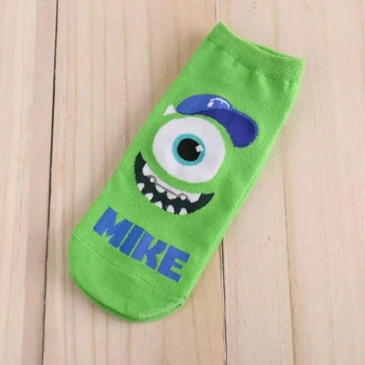 1pair women Boat sock Mickey cute cartoon Japanese Korean sweet Disney cotton socks spring and summer wild short tube socks