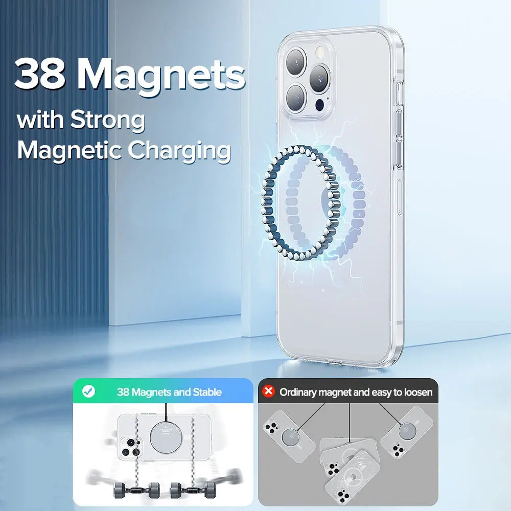 Magnetic Transparent iPhone Case